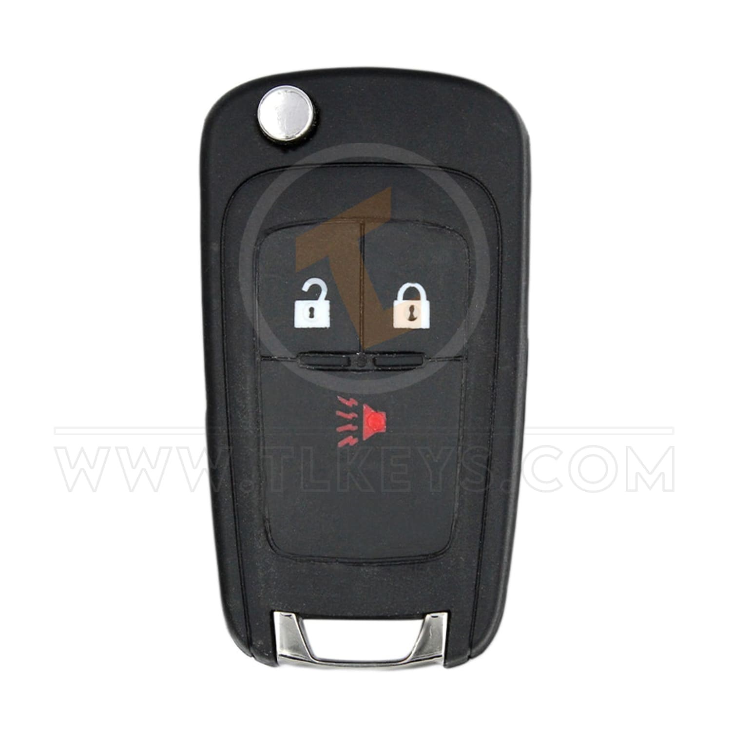 Chevrolet Spark Flip Key Remote 2013 P/N: 94543201 433MHz 3 Buttons Panic Button Yes